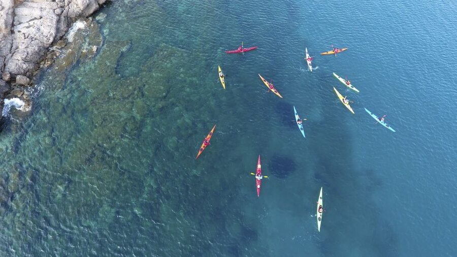 From Athens: Cape Sounion Guided Kayaking Tour with Lunch - Paddling past cliffs, beaches, and caves