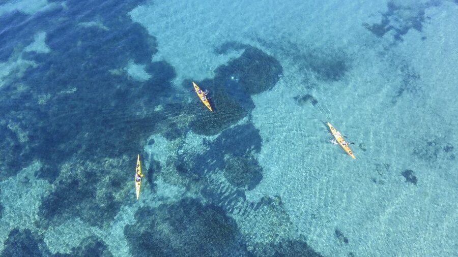 From Athens: Cape Sounion Guided Kayaking Tour with Lunch - Approaching Poseidon’s Temple from the water