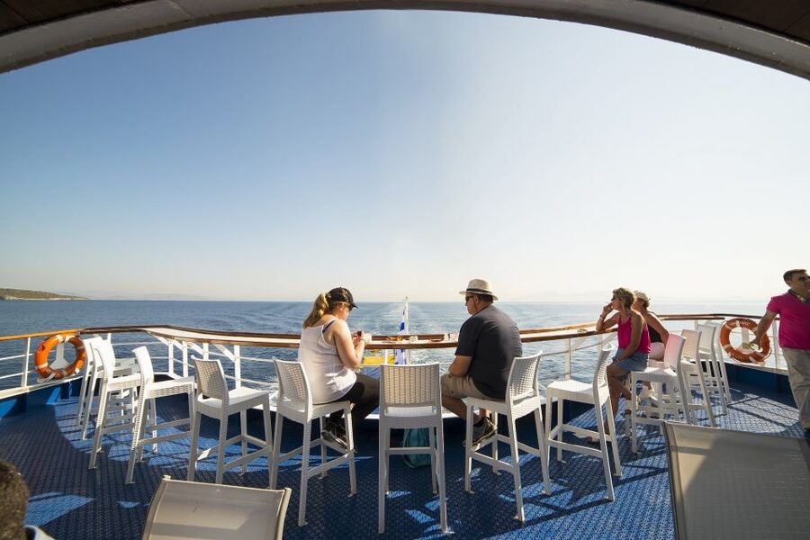 From Athens: Saronic Islands Full-Day Cruise with VIP Seats - Service and organization on board