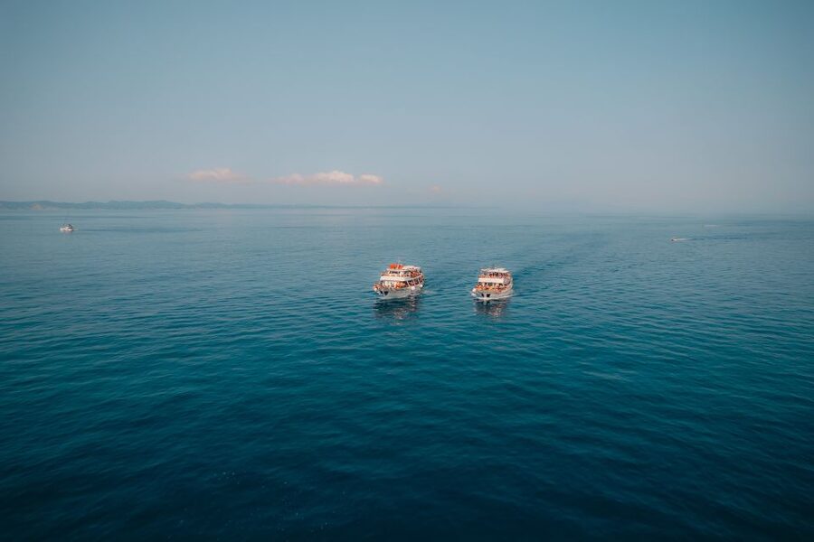 From Benitses/Lefkimmi: Blue Lagoon & Papanikolis Cruise - Blue Lagoon gives you the longest swim
