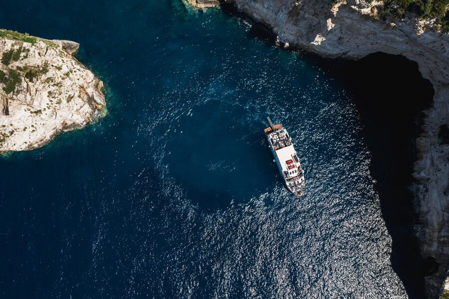 From Benitses/Lefkimmi: Paxos, Antipaxos & Caves Day Cruise - Gaios, the easygoing stop on Paxos