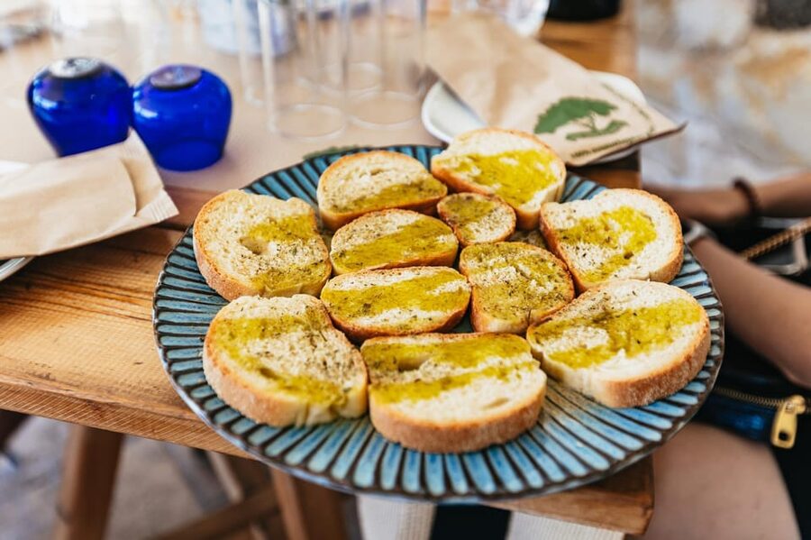From Chania: Wine and Olive Oil Tasting Tour with Snacks - The ancient olive tree in the village