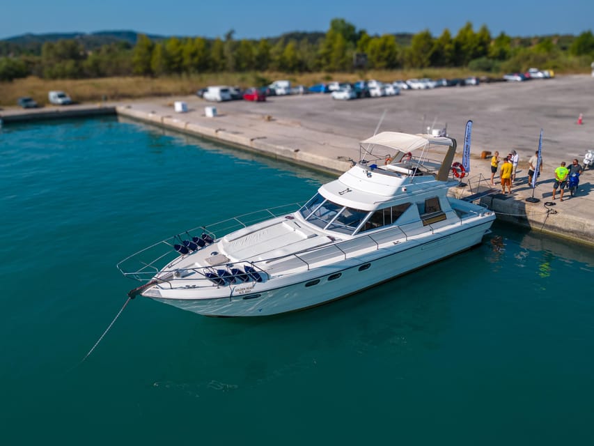From Corfu: Luxury Yacht Cruise to Paxos and Antipaxos - Entering the Blue Caves of Papardi and Poseidona