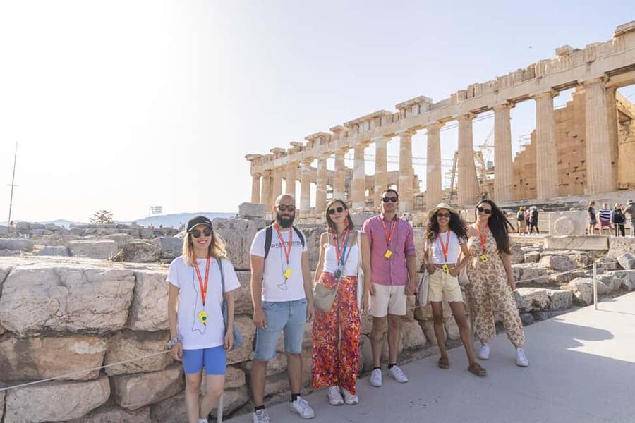 From Cruise Port: The Acropolis & Athens Highlights Tour - Approaching the Acropolis from the southern slope