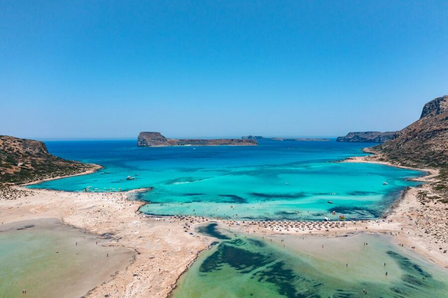 From Heraklion: Cruise to Balos Lagoon and Chania Old Town - Gramvousa Fortress and the first big view
