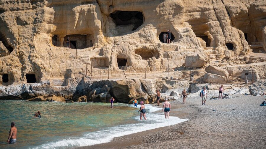 From Heraklion: Day Trip to Matala Hippie Beach and Caves - Why Matala feels different from an ordinary beach stop