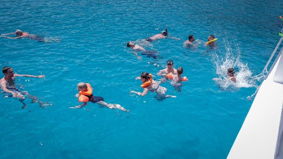 From Heraklion: Elounda, Kolokitha, and Spinalonga Boat Trip - Skistra Beach and the first clear-water swim