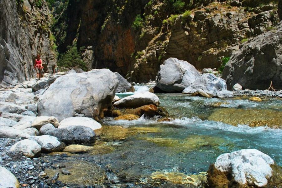 From Heraklion: Samaria Gorge & Agia Roumeli Hiking Day Trip - Reaching Agia Roumeli and the Libyan Sea