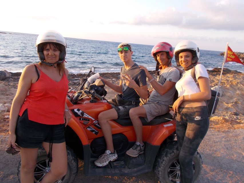From Hersonissos/Malia: Guided Sunset Quad Safari - From Sisi toward Saint Peter