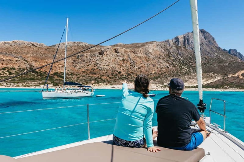 From Kissamos: Balos Gramvousa Sailing Cruise with Lunch - Balos Lagoon for swimming and snorkeling