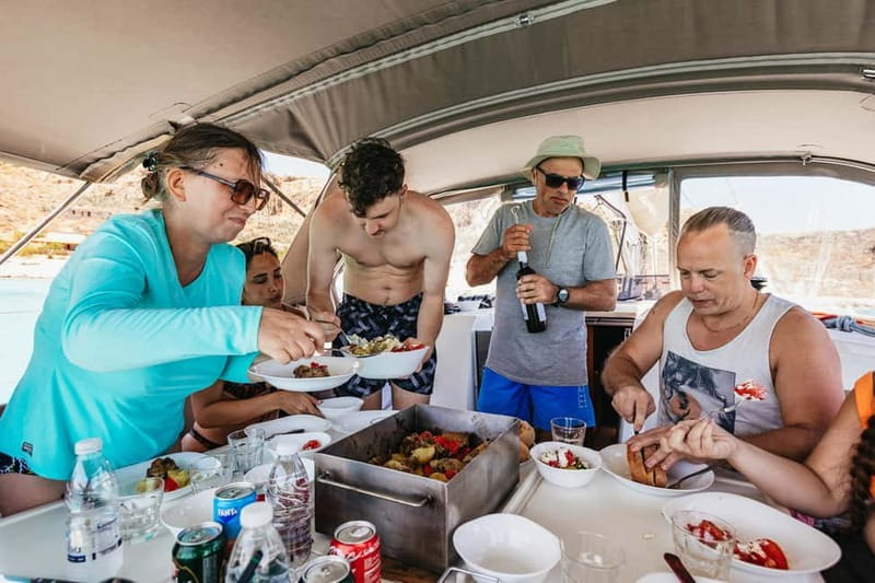 From Kissamos: Balos Gramvousa Sailing Cruise with Lunch - The return cruise to Kissamos