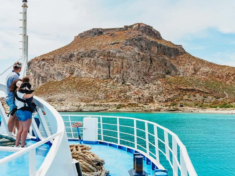 From Kissamos Port: Boat Cruise to Balos Lagoon & Gramvousa - The one-hour cruise from Kissamos Port
