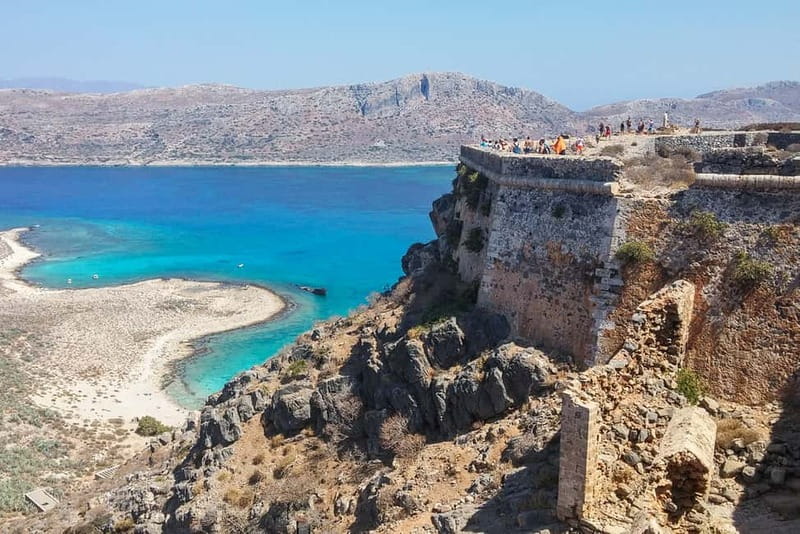 From Kissamos Port: Boat Cruise to Balos Lagoon & Gramvousa - Balos Lagoon and the famous emerald shallows