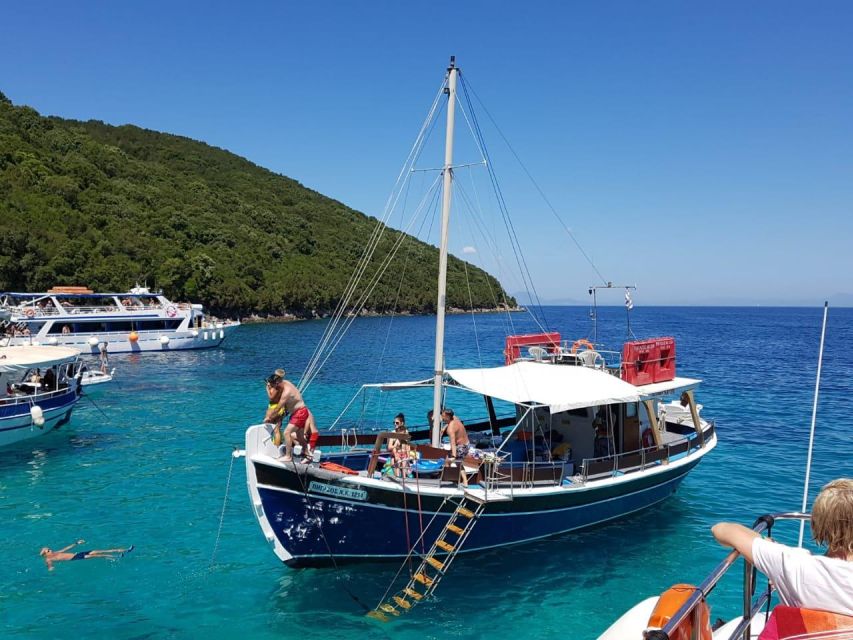 From Lefkimmi: Boat Trip to Sivota & Blue Lagoon - Cruising Into Mourtos Sea Cave