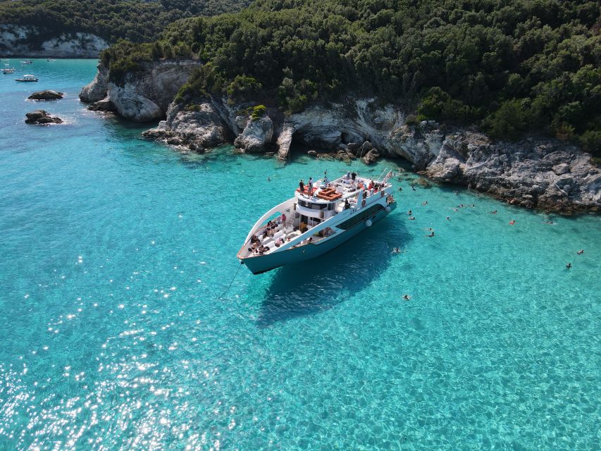 From Lefkimmi: Paxos, Antipaxos & Blue Caves Speedboat Tour - Three Ionian highlights in one seven-hour day