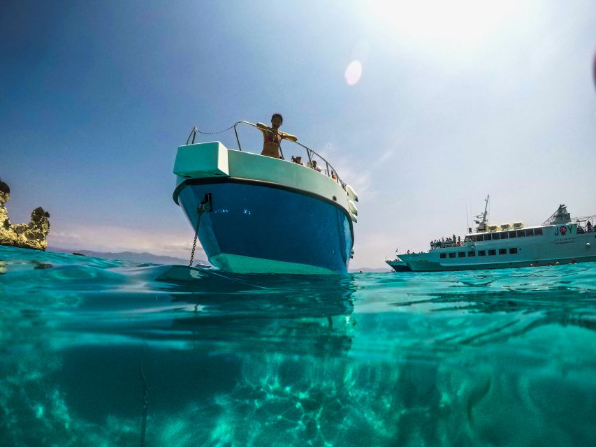 From Lefkimmi: Syvota, Blue Lagoon and Cave Sunset Cruise - What the $35 price delivers