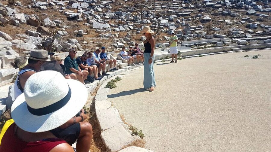From Mykonos: Ancient Delos Tour - Walking the Agora and Sacred Way