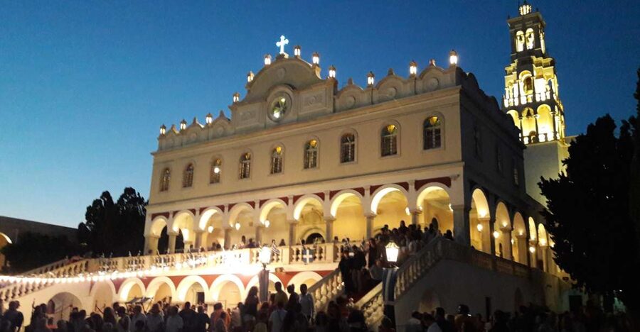 From Mykonos: Full-Day Trip to Tinos Island - Panagia Evangelistria, Tinos’s great pilgrimage church