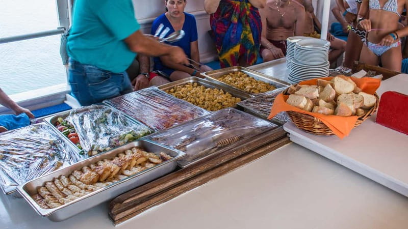 From Naxos: Koufonisia Boat Cruise and Rina's Cave w/ Lunch - What the English-speaking host actually does