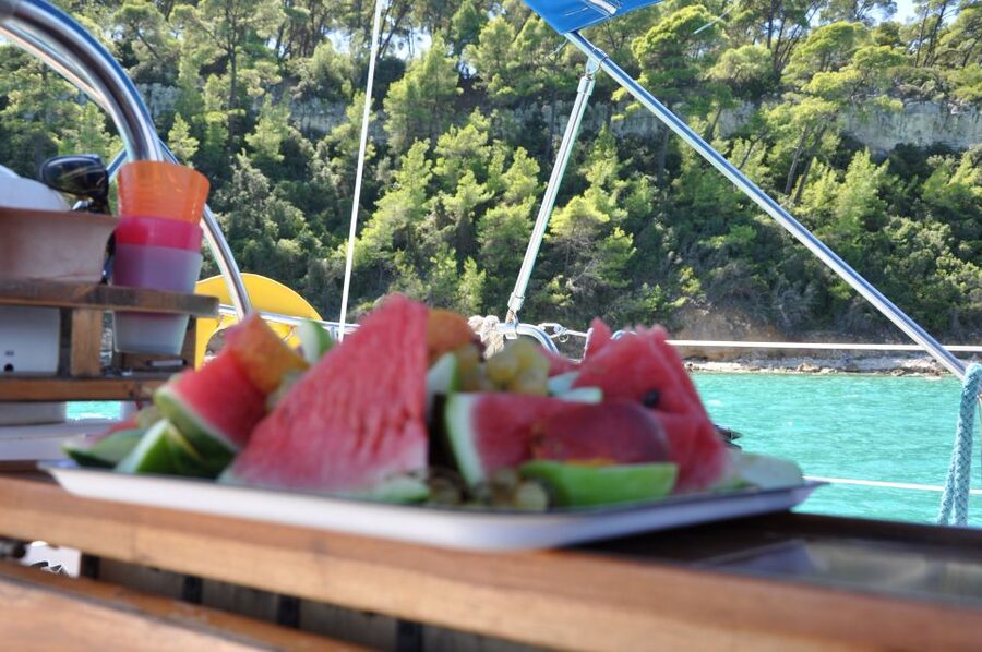 From Nea Fokea: Chalkidiki 6-Hour Cruise by Sailing Boat - The sail back to Nea Fokea