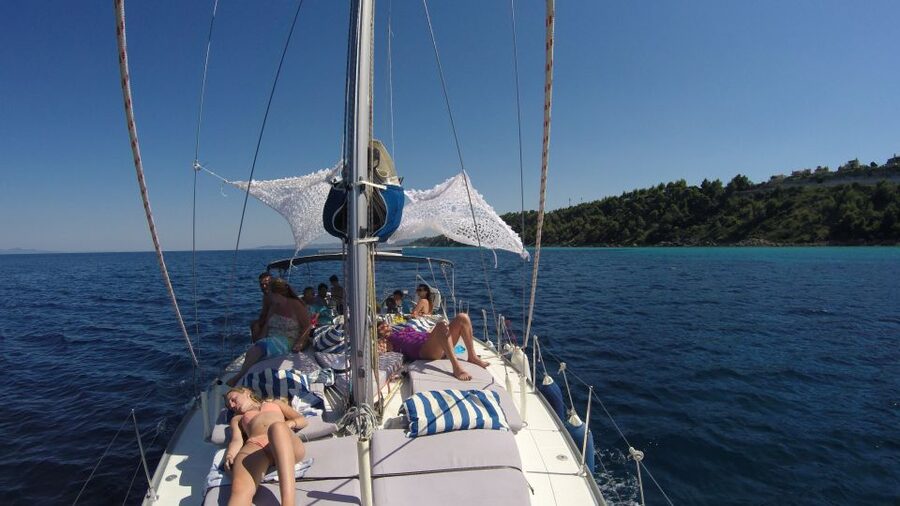 From Nea Fokea: Chalkidiki 6-Hour Cruise by Sailing Boat - What the small boat changes
