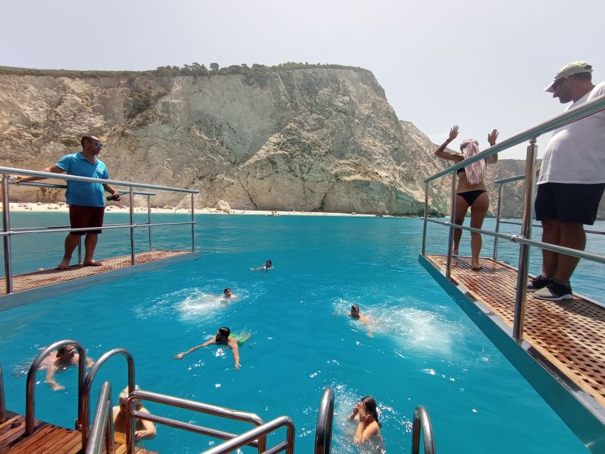 From Nydri: Boat to Kefalonia and Ithaki with Swim Stops - A long day across the Ionian Sea