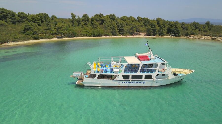 From Ouranoupoli: Blue Lagoon Two Island Cruise - Ammouliani Island: A Market Break Between Swims