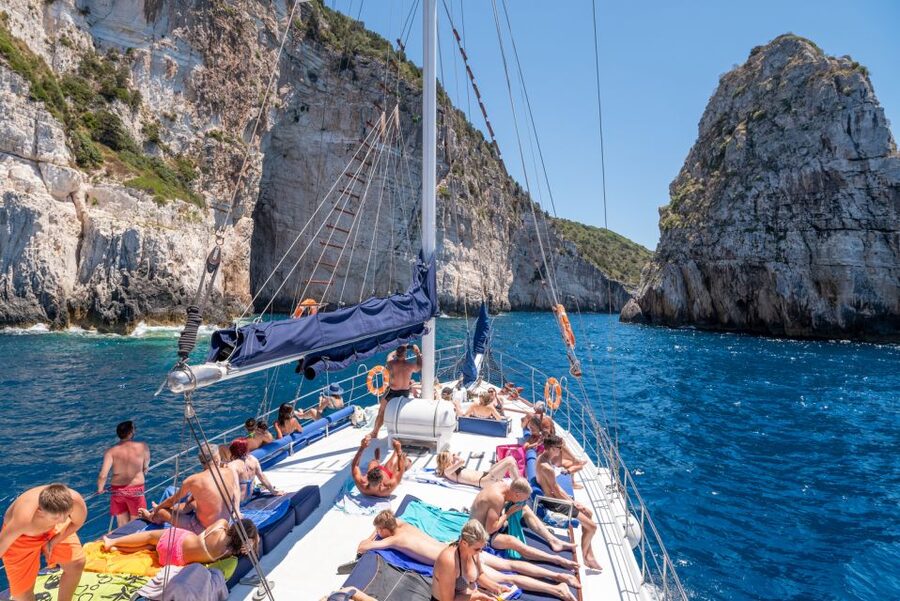 From Parga: Paxos and Antipaxos Cruise with Blue Caves - Boarding the Megalochari at 9:45 am