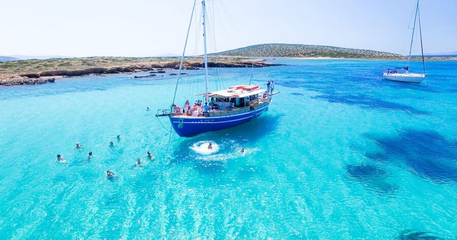 From Paros: Antiparos and Despotiko Full-Day Swim Cruise - Blue Lagoon: Clear Water and Your First Proper Swim