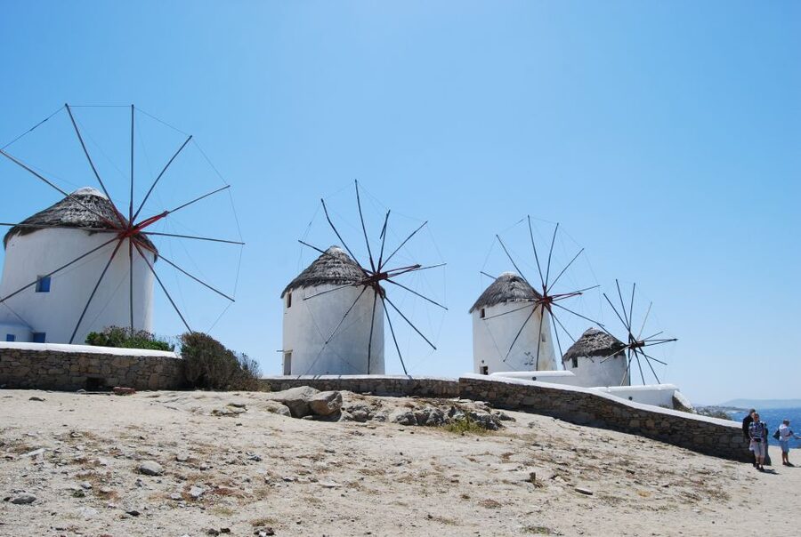 From Paros: Day Trip to Mykonos - The Aegean crossing and the Delos detail