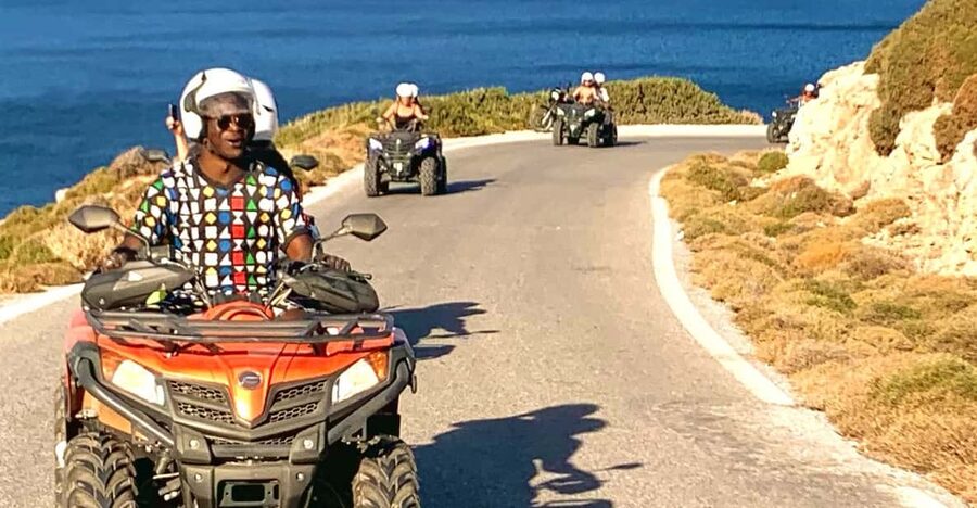 From Platanias: Quad safari with Hotel transfer - Key points at a glance