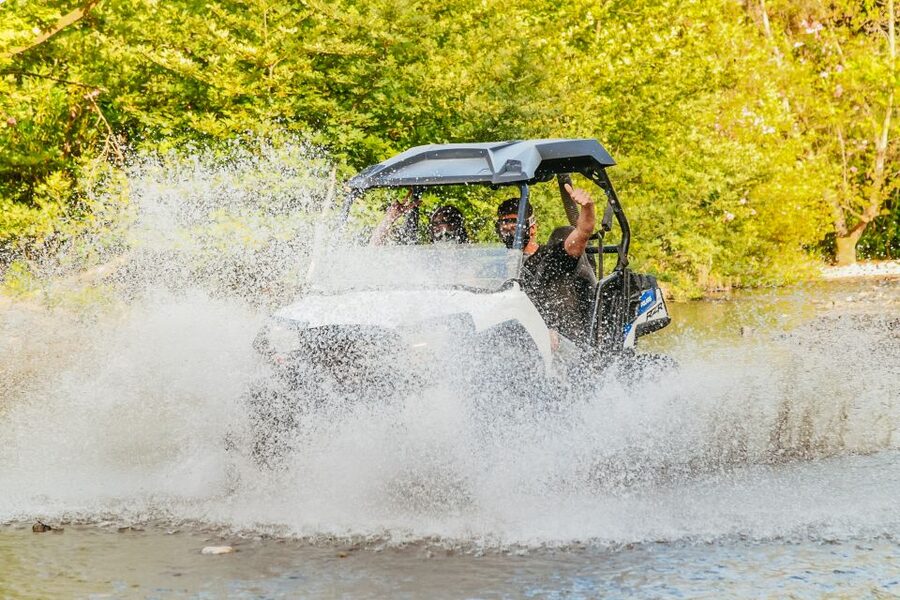 From Rethymno: Half-Day Quad Bike Safari - The summit pause and the mountain views