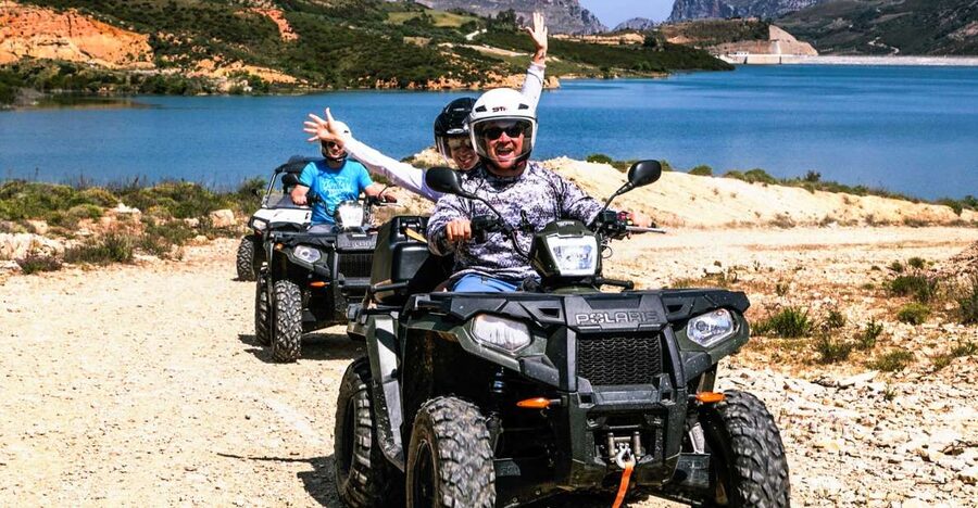 From Rethymno: Half-Day Quad Bike Safari - How the shared quad system works