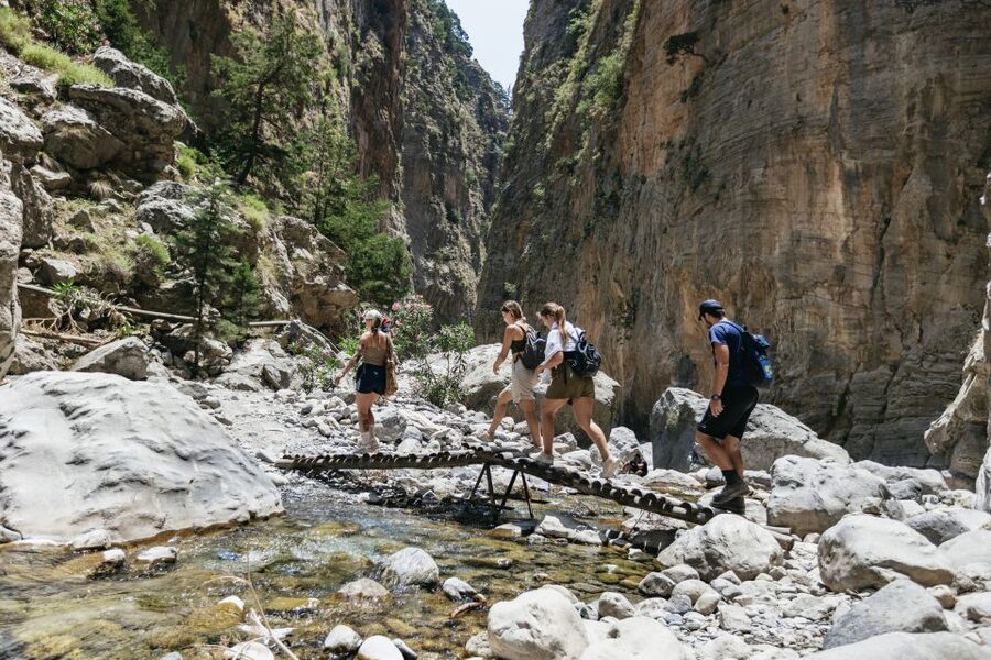 From Rethymno: Samaria Gorge Full-Day Trek, Pickup & Guide - The middle and lower gorge