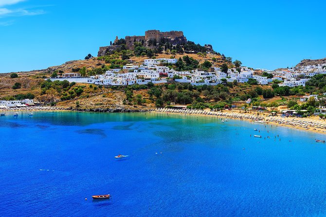 From Rhodes: Easy Morning Transfer to Lindos & 4 Hours Free Time - Reaching the Acropolis of Lindos