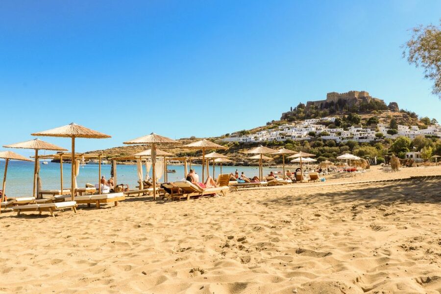 From Rhodes: Lindos Round-Trip Bus Transfer with Free Time - Arriving at Krana and finding the village