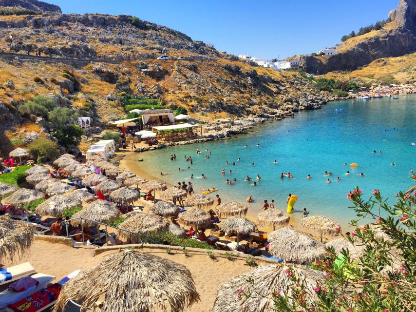 From Rhodes: Lindos Round-Trip Bus Transfer with Free Time - The Acropolis of Lindos and its big payoff