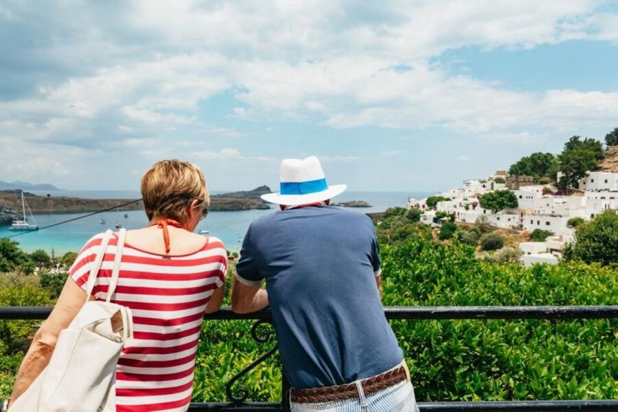 From Rhodes: Lindos Round-Trip Bus Transfer with Free Time - Lindos village, Panagia Church, and the shopping lanes