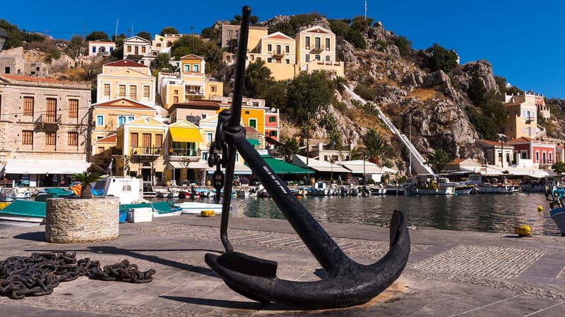 From Rhodes: Symi Island and Panormitis Monastery Day Trip - The Saturday swim at Nymporio Bay