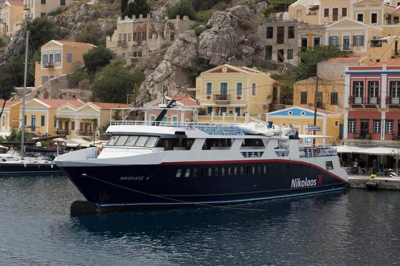 From Rhodes: Symi Island and Panormitis Monastery Day Trip - Pickup across Rhodes and the ride to Symi