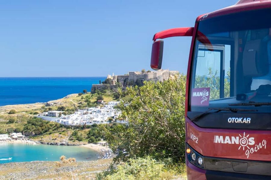 From Rhodes Town: Day Trip to Lindos - The ride through Rhodes countryside