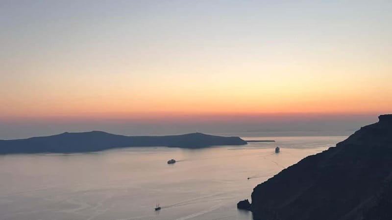 From Santorini: Volcano Cruise With Oia Sunset - The day at a glance