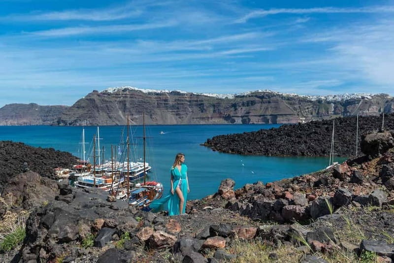 From Santorini: Volcano Cruise With Oia Sunset - Thirassia, stairs, donkeys, and island time
