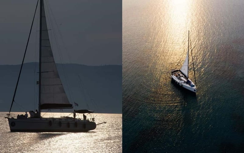 From Skiathos Marina: Yacht Sailing Day Trip with Lunch - Cave Snorkeling at Dasia