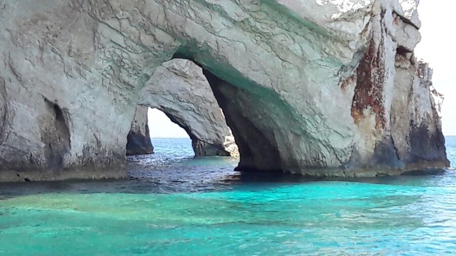From St.Nikolaos: Boat Cruise to Navagio Beach & Blue Caves - Shared cruise or private group