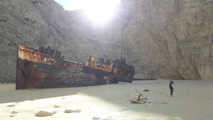 From St.Nikolaos: Boat Cruise to Navagio Beach & Blue Caves - The speed boat ride to Navagio Beach
