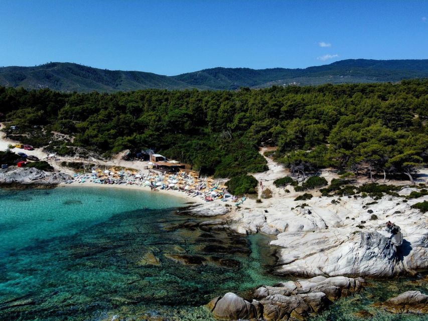 From Thessaloniki: Sithonia Beaches and Scenic Villages Tour - The early ride south in an eight-seat minivan