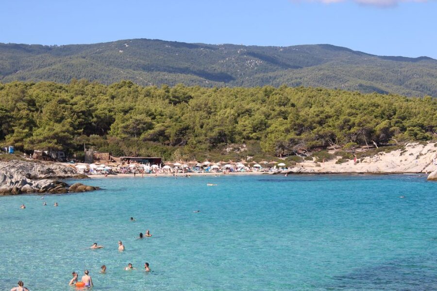 From Thessaloniki: Sithonia Beaches and Scenic Villages Tour - Fava Beach, one hour of quiet coastal time