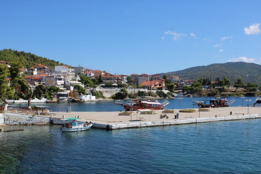 From Thessaloniki: Sithonia Beaches and Scenic Villages Tour - Kalamitsi, a shorter final swim before lunch