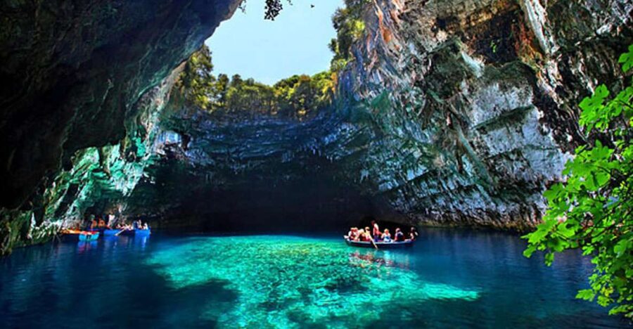 From Zakynthos: Kefalonia Island Full Day Tour by Bus & Boat - The ferry from Agios Nikolaos, Skinari